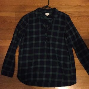New J.Crew flannel tunic